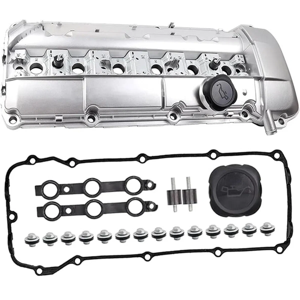 Bouchons de Valve de Pneu pour BMW Aluminium pour Couvercle de soupape de Moteur Culasse pour Couvercle de soupape de Moteur