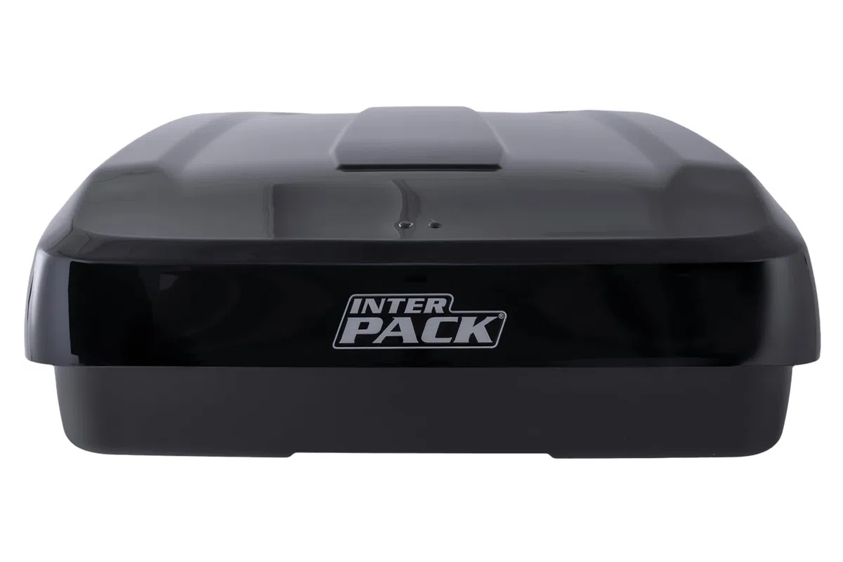 Coffre de Toit Monsun L 550L Noir Métallisé, Box de Toit Aérodynamique 75 kg avec Fixation Rapid Fit et Ouverture Double Face pour Skis et Bagages
