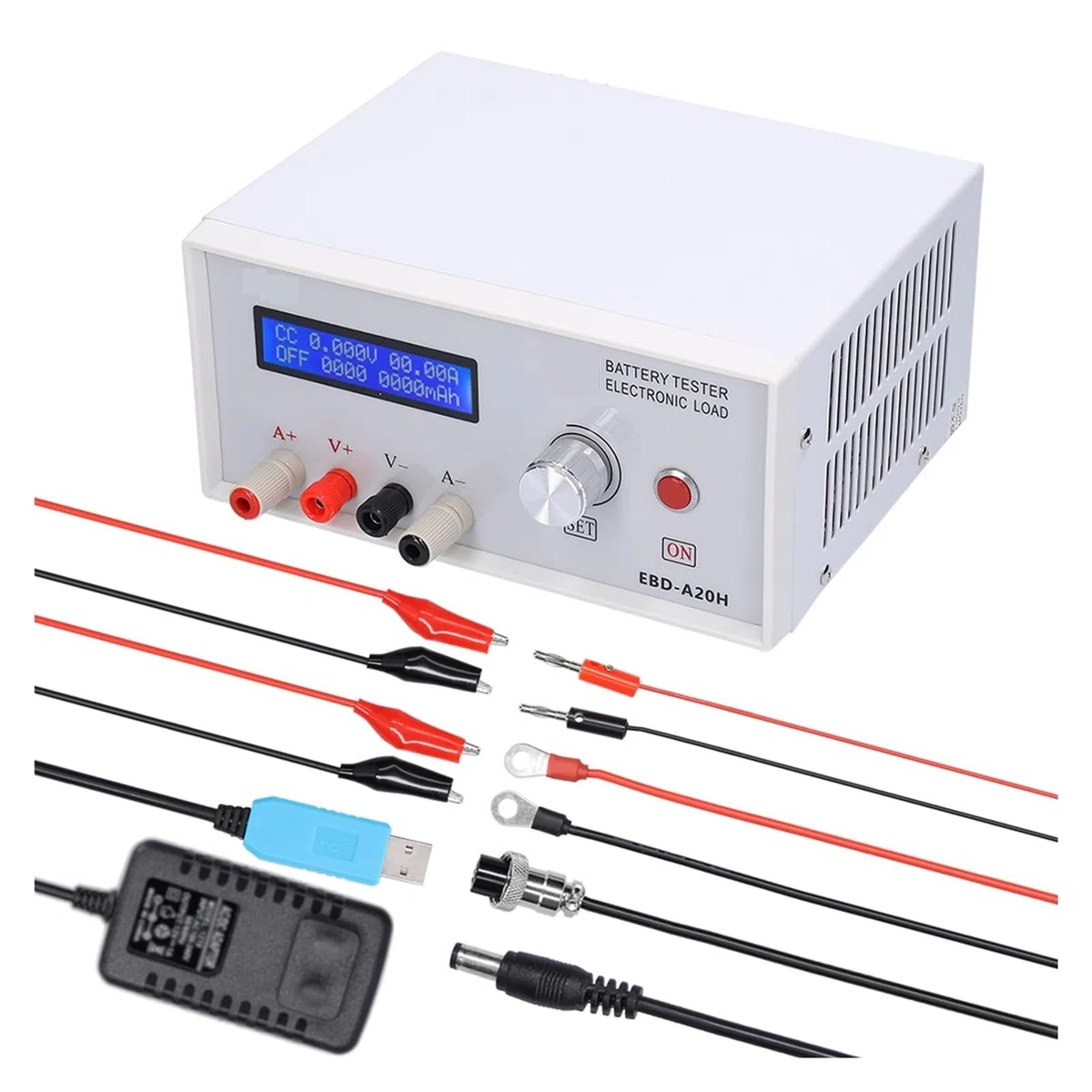 BD-A20H testeur de Batterie 20A 200W Multifonction Courant continu Charge électronique PC contrôle Batterie capacité testeur déchargeur
