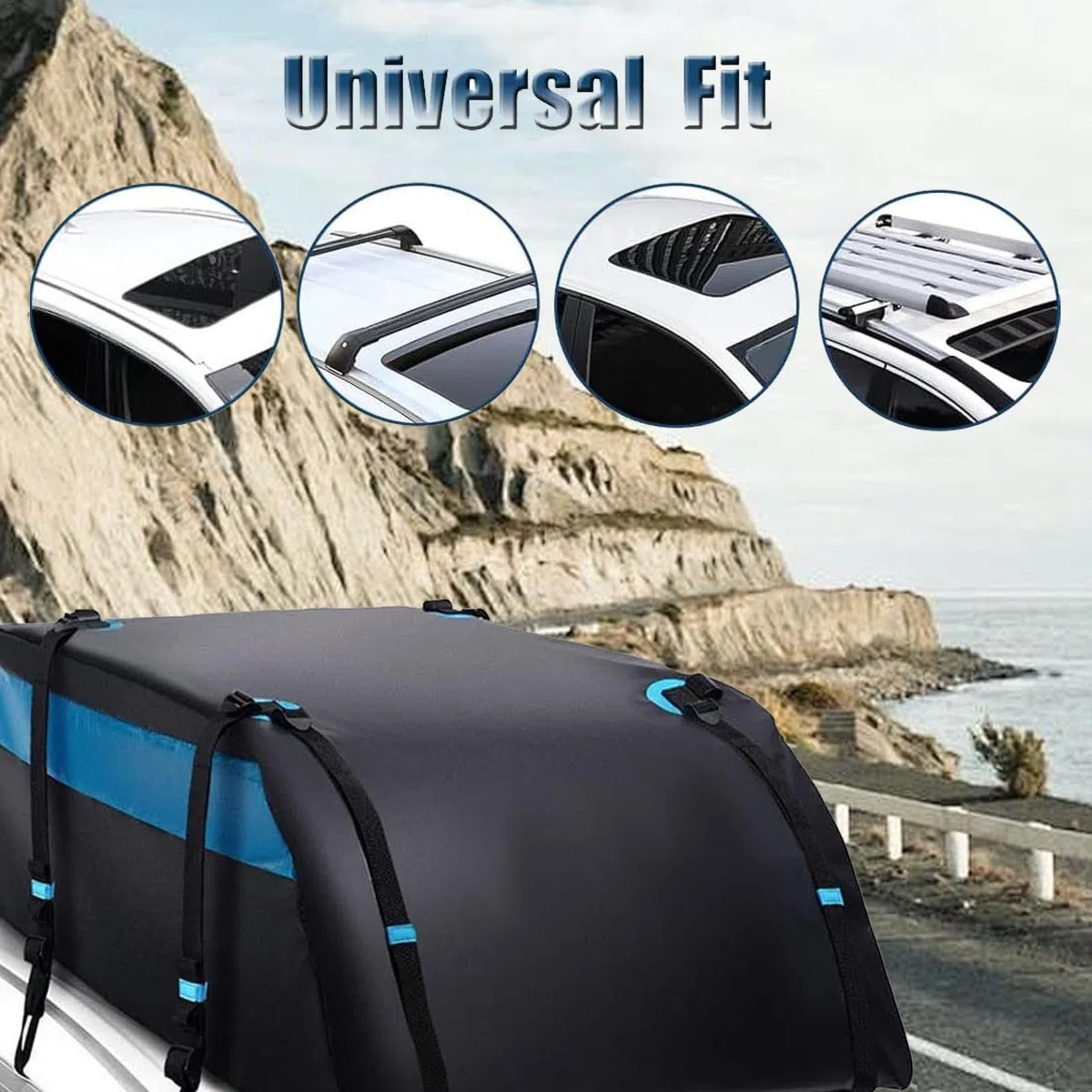 Sac de Toit étanche pour SUV et Voitures Sac De en Tissu Oxford Grande