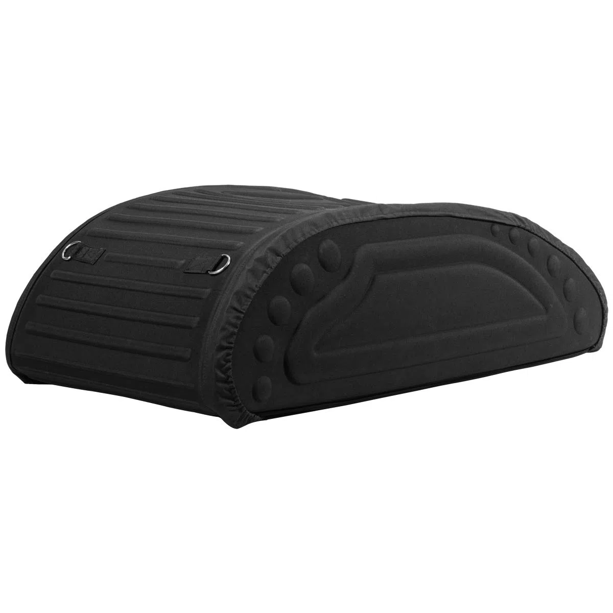 DREAMADE Sac de Toit Voiture Pliable en PE avec Capacité 400L, Coffre de Toit pour Véhicule Résistant aux Intempéries, avec Sangles Réglables et Sac de Rangement en Nylon, Noir