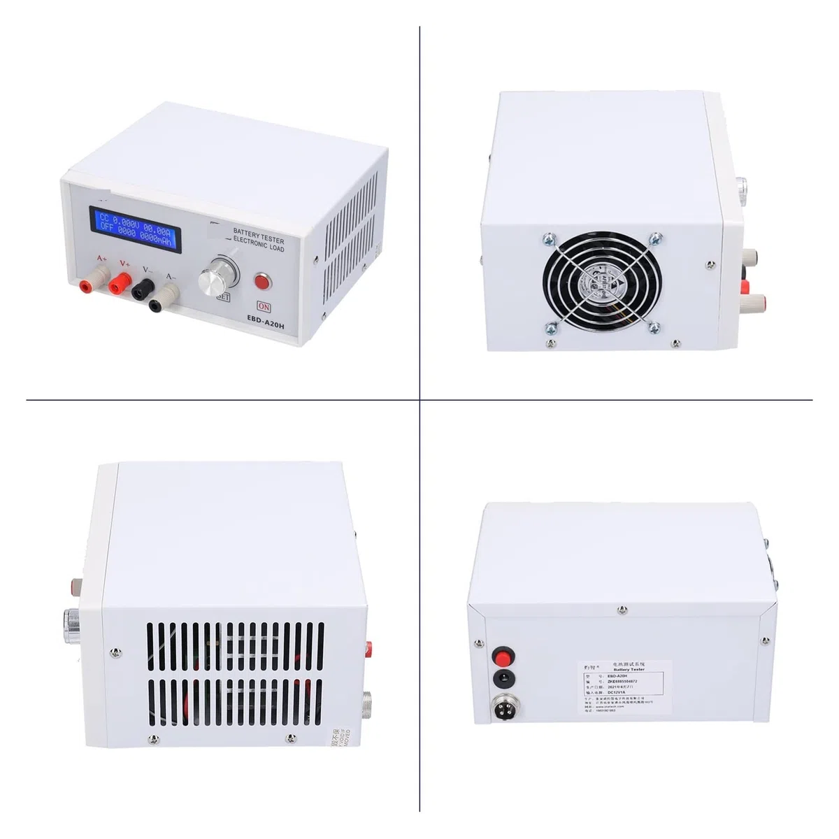 EBD-A20H testeur de Batterie 30V 20A 200W Charge électronique à Courant continu 20A déchargeur Support PC contrôle Logiciel en Ligne Testeur d'alimentation