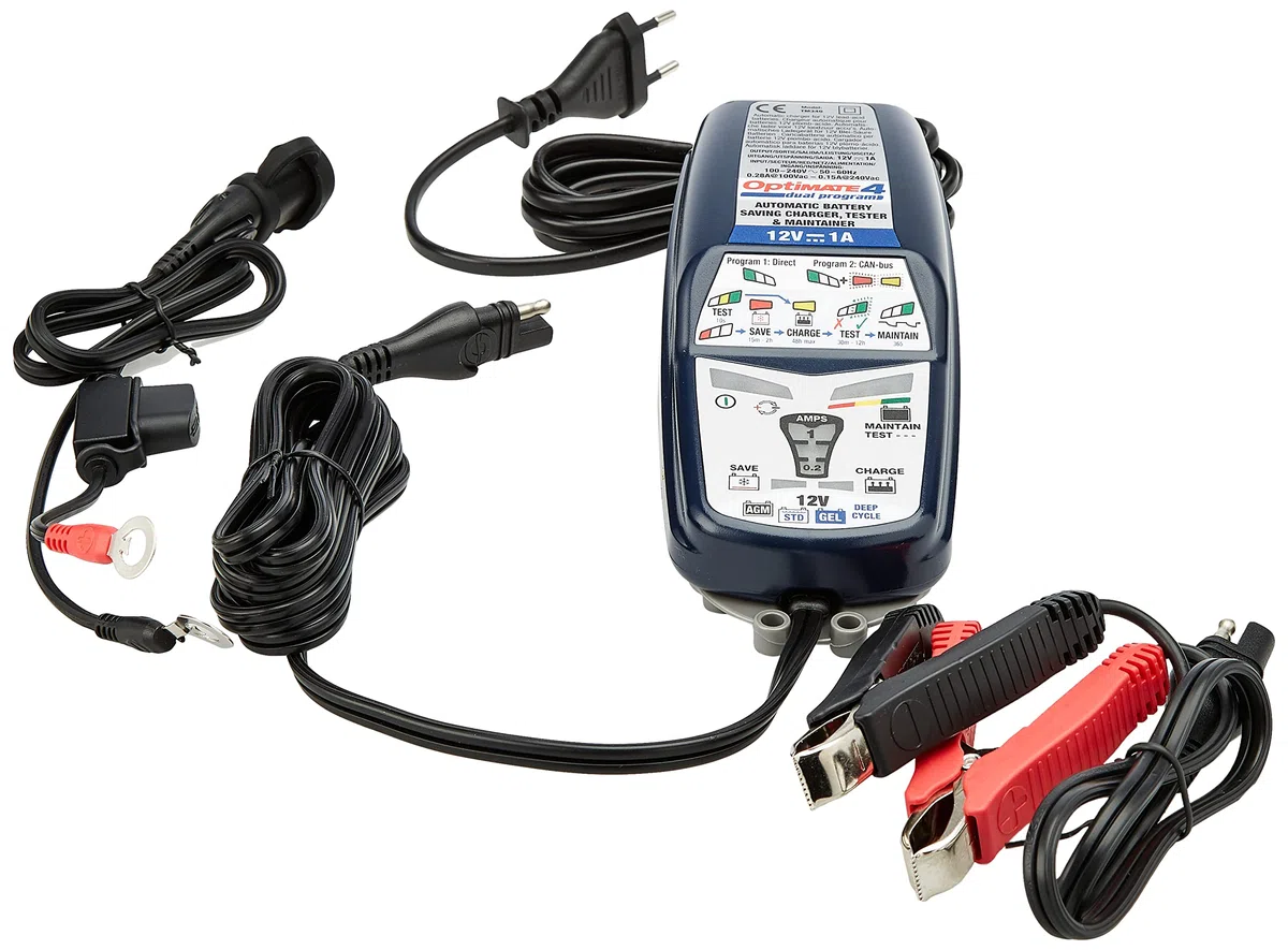 TecMate TM-340 OptiMate 4 Dual Program Chargeur de batteries