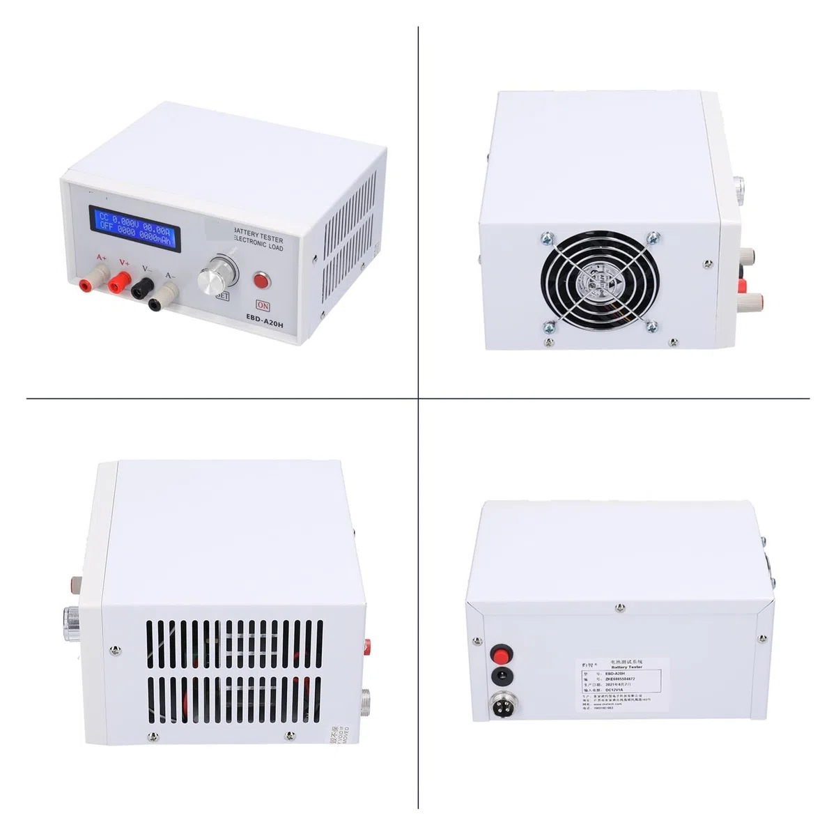 BD-A20H testeur de Batterie 20A 200W Multifonction Courant continu Charge électronique PC contrôle Batterie capacité testeur déchargeur