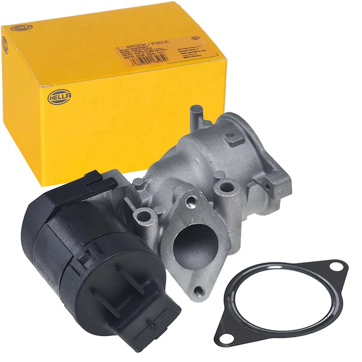 HELLA 6Nu 010 171-671 Vanne Egr - Électrique - 5Pôle - Avec Joint D'Étanchéite