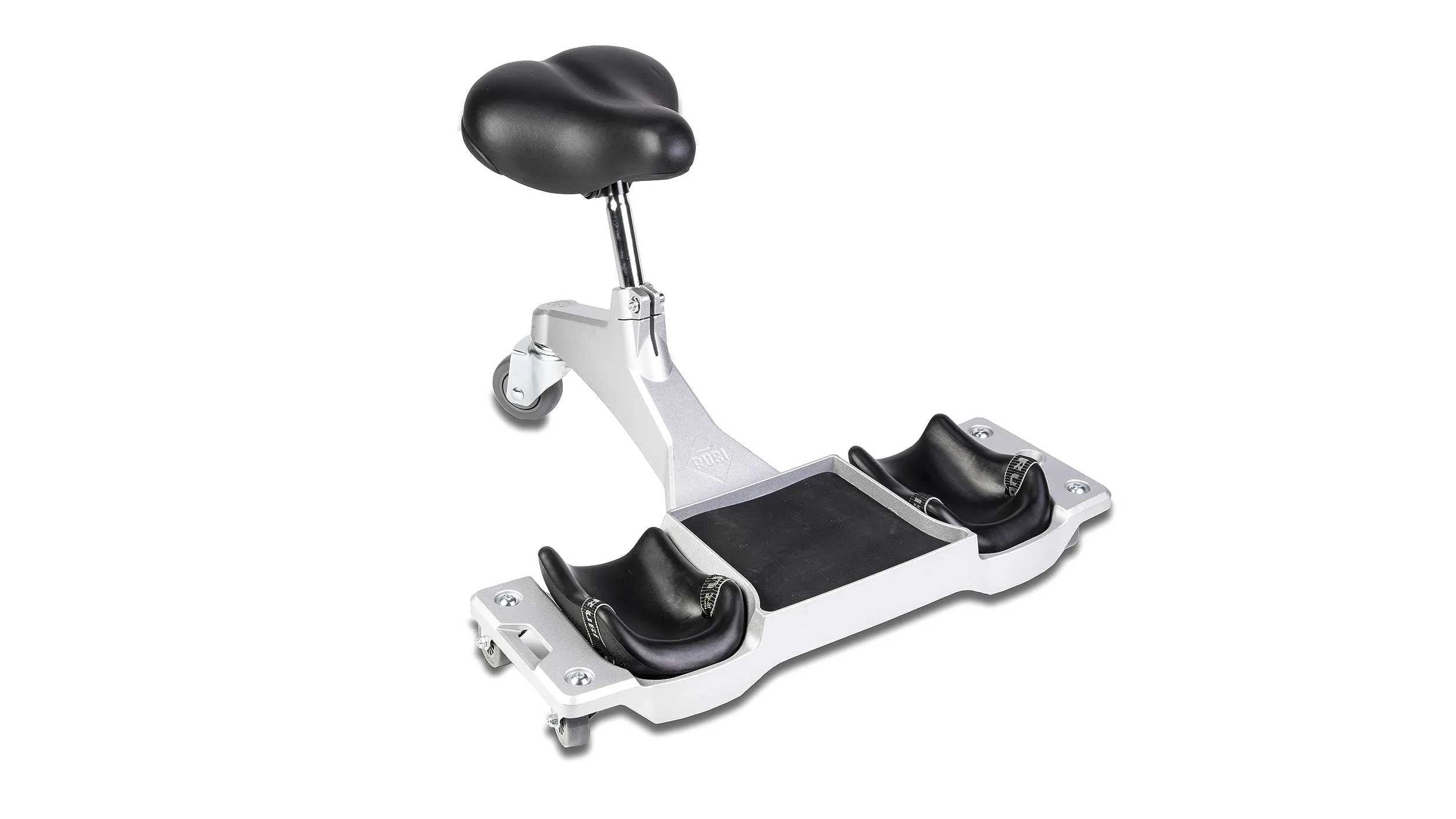 RUBI | Siège Ergonomique SR-1 | Idéal pour les Travaux de Pose de Carrelage, de Parquet, de Nettoyage et Autres Opérations de Revêtements | Genouillères Ergonomiques Remplaçables
