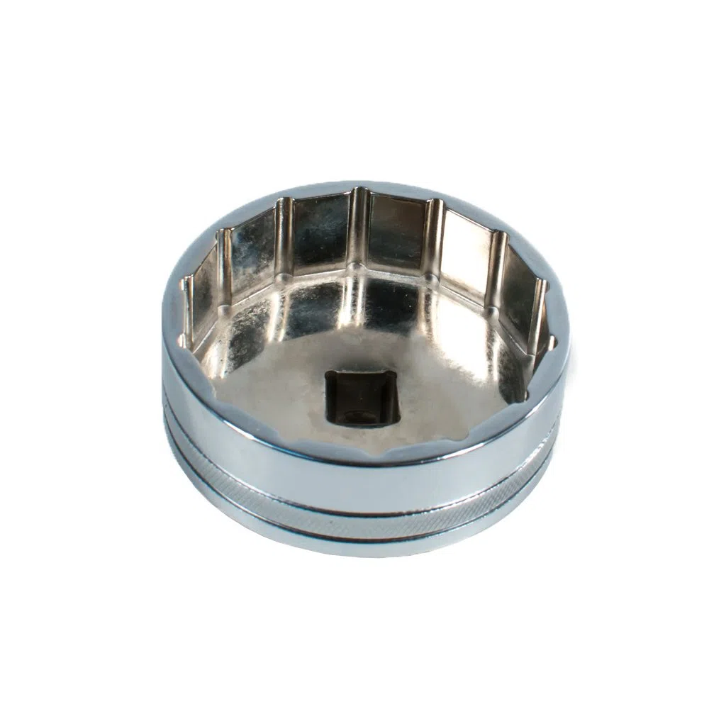 Tool Guy Republic Clé à douille en chrome vanadium forgé pour boîtiers de filtres à huile Toyota, Lexus et Scion, 64 mm, 14 pans