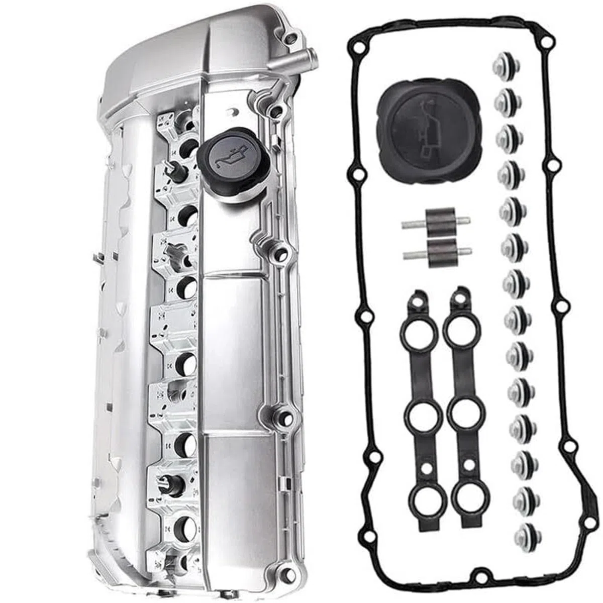 Bouchons de Valve de Pneu pour BMW Aluminium pour Couvercle de soupape de Moteur Culasse pour Couvercle de soupape de Moteur