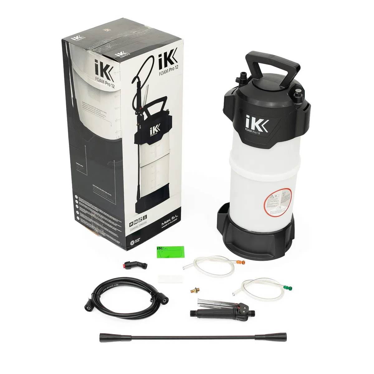 Goizper IK Foam Pro 12 - Pulvérisateur à Mousse Professionnel, Noir, 8.26.76