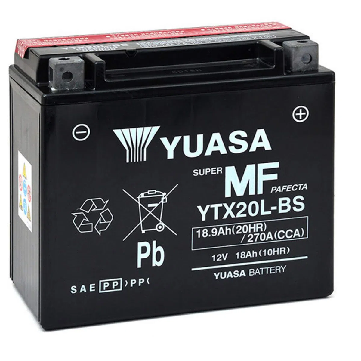 Yuasa YTX20L-BS - Batterie de démarrage