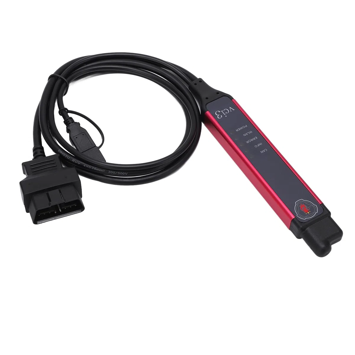 Vci,Outils De Diagnostic du Scanner Vci 3,Lecteur De Code Obdii WiFi Outil De Diagnostic De Code De Défaut De Moteur sans Fil pour Camion