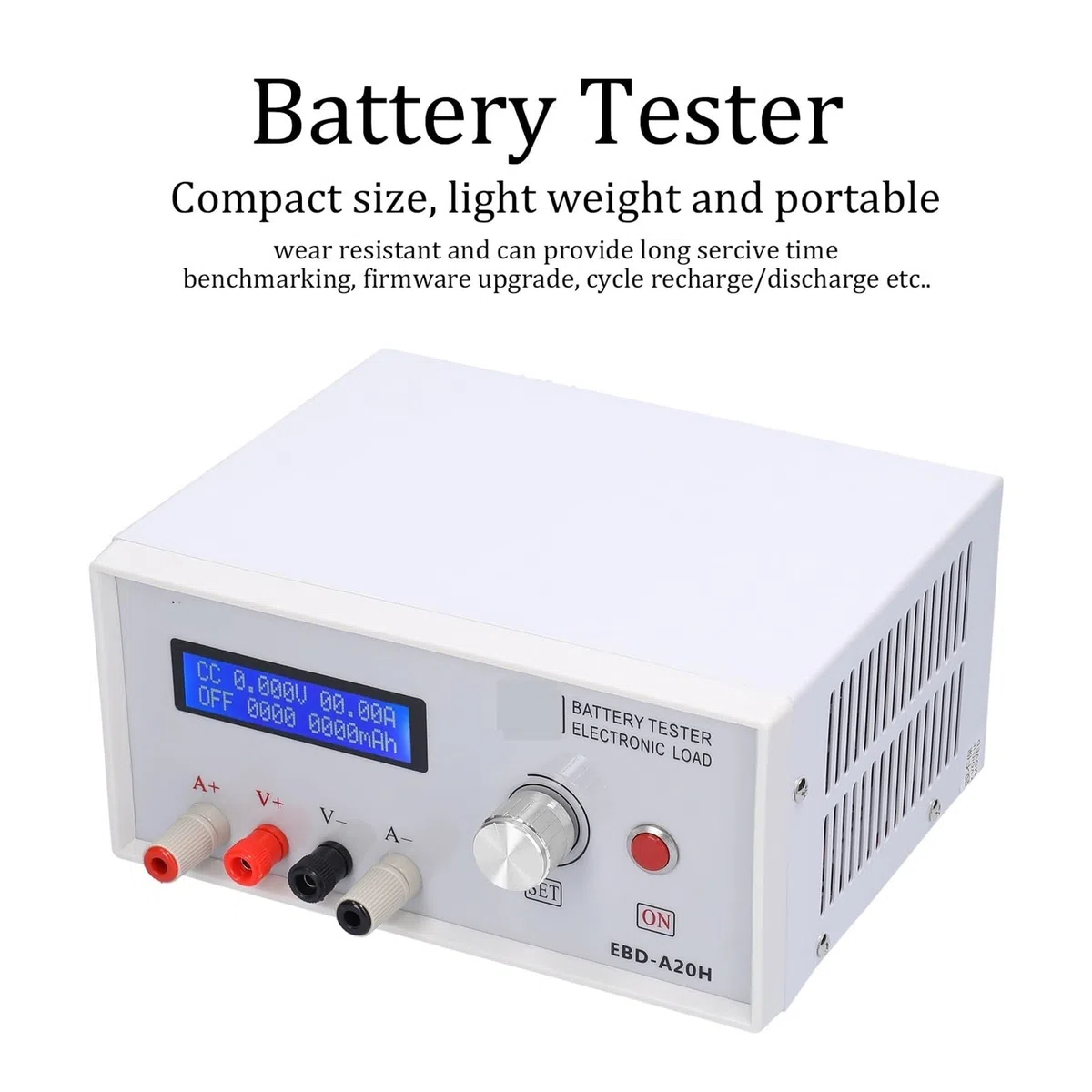 BD-A20H testeur de Batterie 20A 200W Multifonction Courant continu Charge électronique PC contrôle Batterie capacité testeur déchargeur