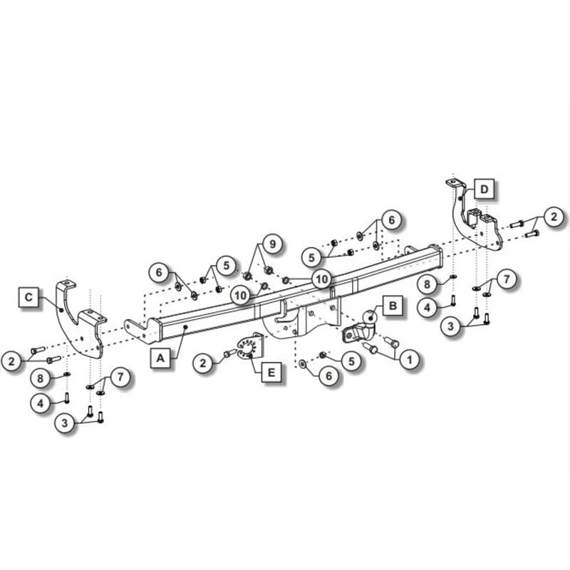 Attelage pour Renault Kangoo (05/13-03/21) Standard + Faisceau Universel 7 Broches + boitier électronique - Bosal Oris