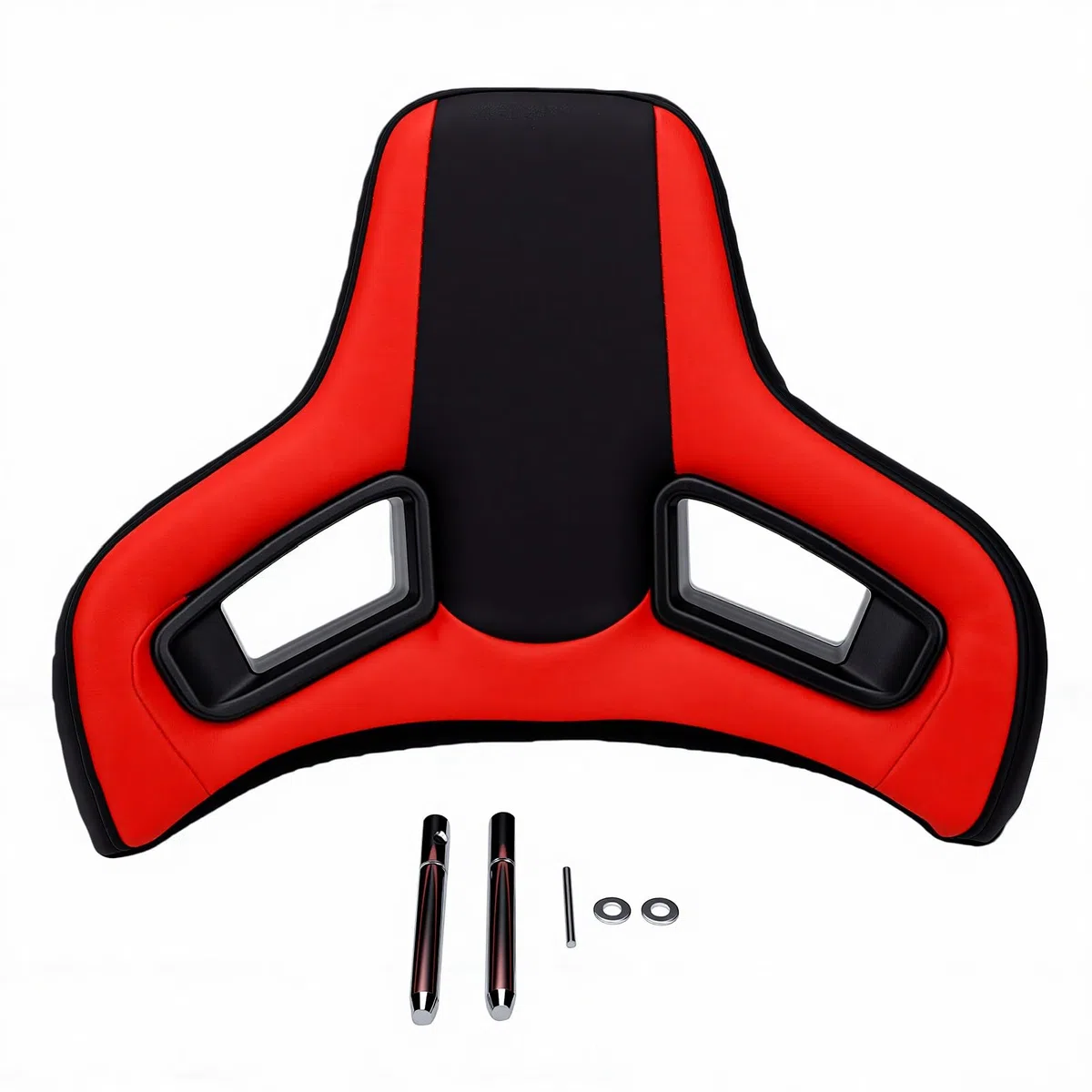 Elprico Appui-tête de Siège de Course de Voiture, Coussin de Cou Universel en Cuir PVC avec Connecteur de 14 Mm, Remplacement d'Appui-tête de Sport à Hauteur Réglable pour Véhicule