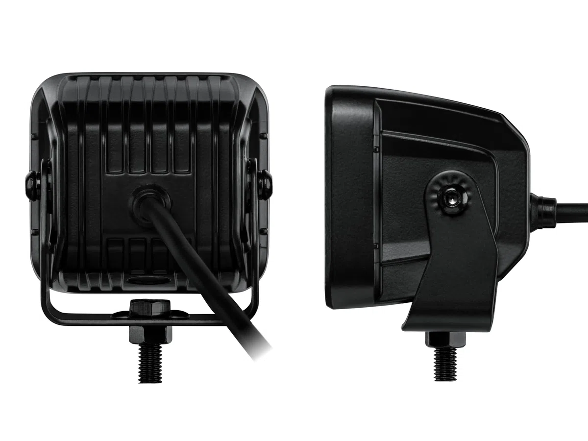 HELLA 1Fa 358 176-821 Led-Projecteur Longue Portée - Black Magic Cube Kit 3.2" - 12/24V