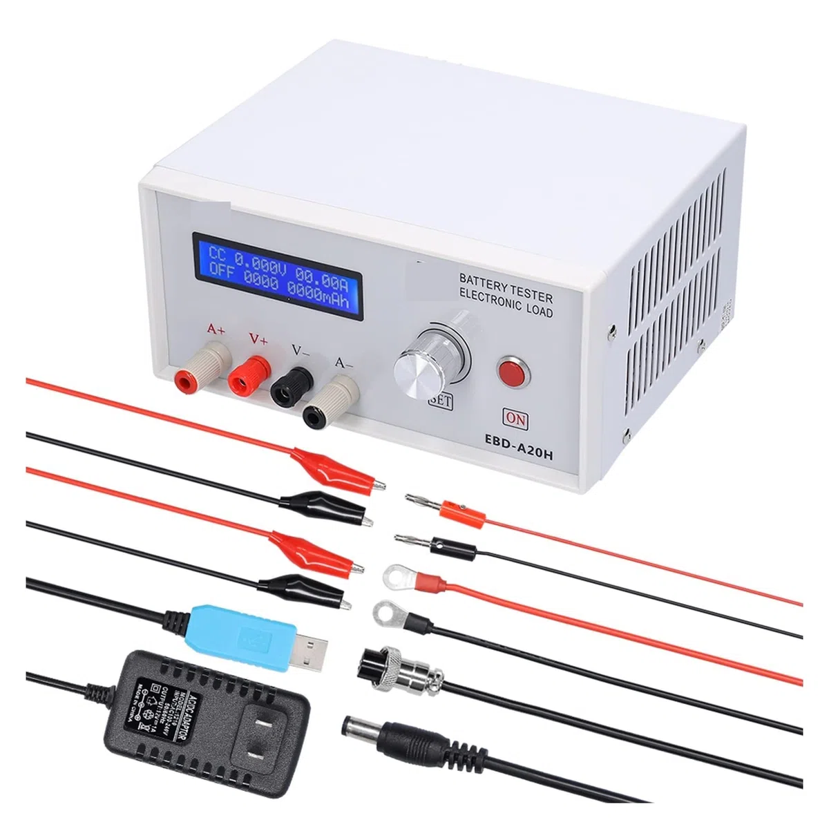 EBD-A20H testeur de Batterie 30V 20A 200W Charge électronique à Courant continu 20A déchargeur Support PC contrôle Logiciel en Ligne Testeur d'alimentation